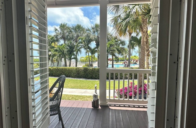 Pool Front Home with Ocean Views at Anglers Reef in Islamorada and Slip.