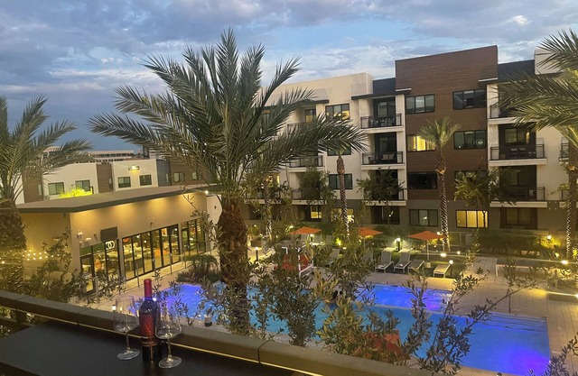 Pool Side Penthouse With Theater in Scottsdale next to the Mayo Clinic
