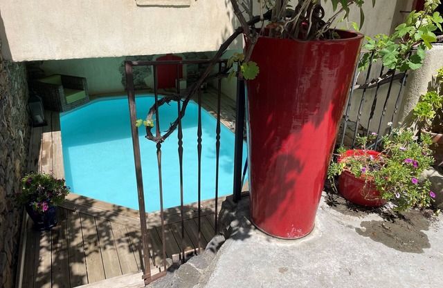 Pool & Terraces: Unique Home in the Heart of a Village – Gulf of Saint-Tropez