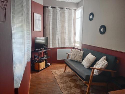 Pounette, appartement duplex, centre/thermes