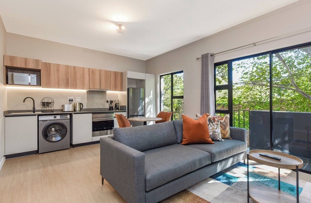 Private Balcony and Lush Comfort | Elegant Apartment