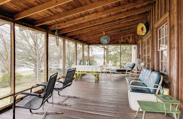 Private Dock + Porch: Serene Lake Greenwood Escape