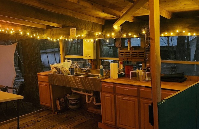 Private East Tennessee Glamping Cabins in a Treehouse Campground Pet Friendly