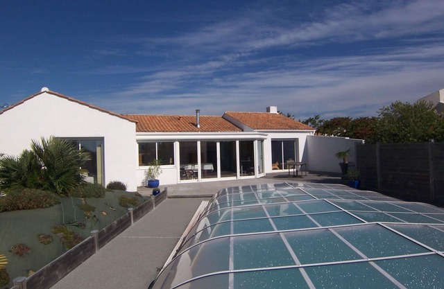 Private Pool Retreat near L’Île-d’Olonne, 2-Star, Sleeps 6