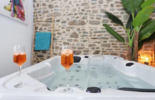 Profitez d'une douce nuit avec jacuzzi