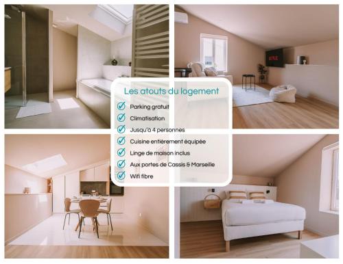 Quiétude-Loft neuf-Clim & Parking