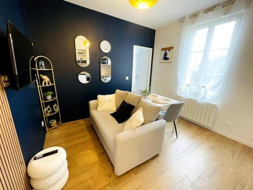 Rêve bleu au port avec parking gratuit