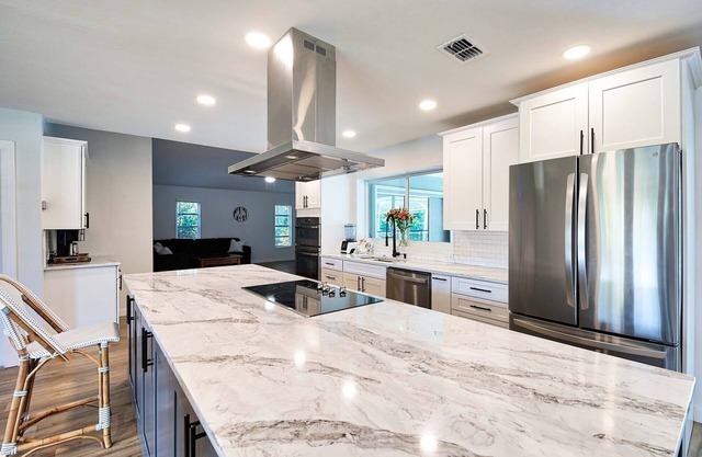 Recently remodeled treasure with private pool close to the beach!