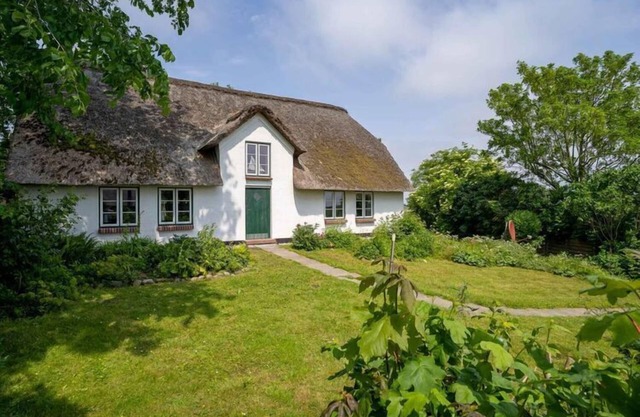 Reetgedecktes Ferienhaus in Westerhever mit Sauna