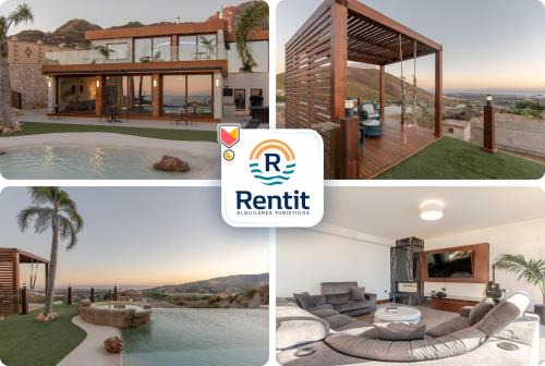 RentitSpain Villa Playa Cristal Vista al Mar, Piscina, Jacuzzi y Lujo