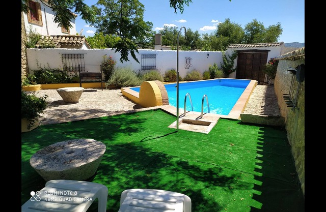 Restored mill with private swimming pool on a property in west of Grenada,