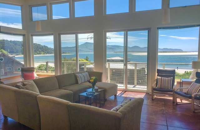 Right across from the beach!
