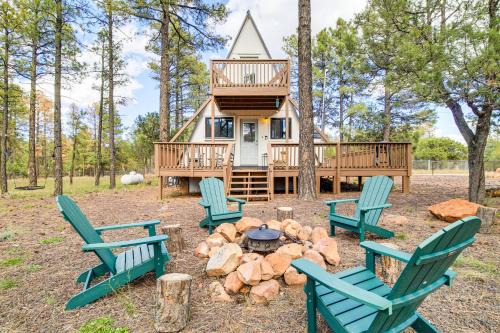Rim Country Retreat A-Frame Cabin with Large Deck