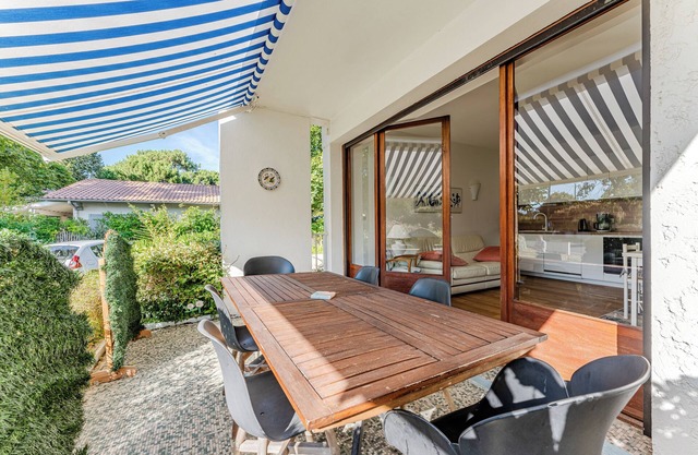 Rose Mousse – Family Apartment in Pyla sur Mer with Garden