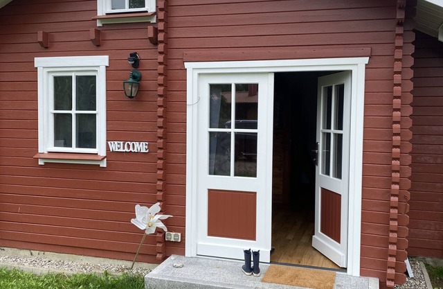 Rustic accommodation near the Baltic Sea in our log cabin