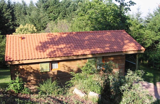 Rustic chalet with terrace, pets allowed