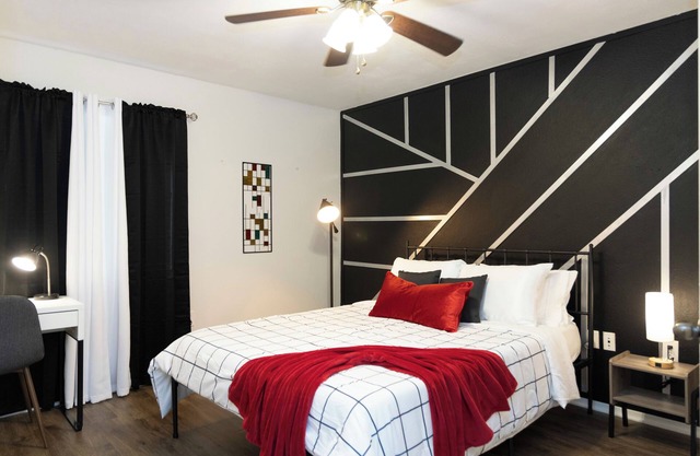 Rustic Luxe Loft: A King Bed Hideout with Edge