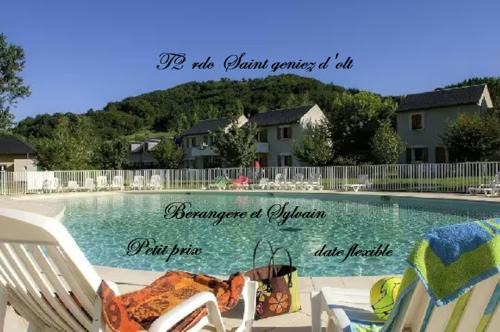 Saint geniez d'olt Jolie t2 aménagée et équipée village goelia 2 piscines chauffées