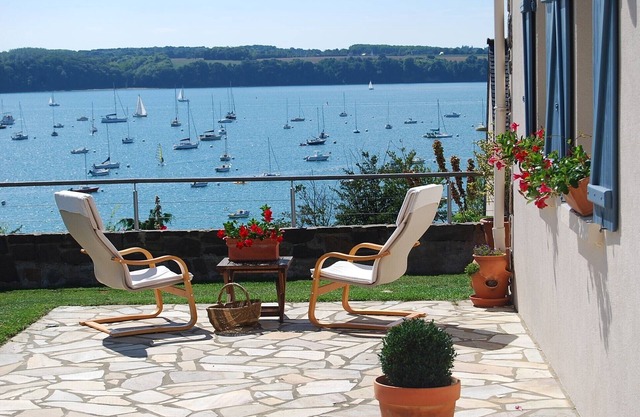 Saint-Malo, Brittany, France the marine villa in Saint-Suliac