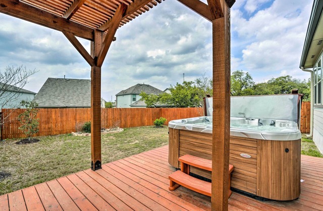 San Antonio Vacation Rental w/Hot Tub, Yard!