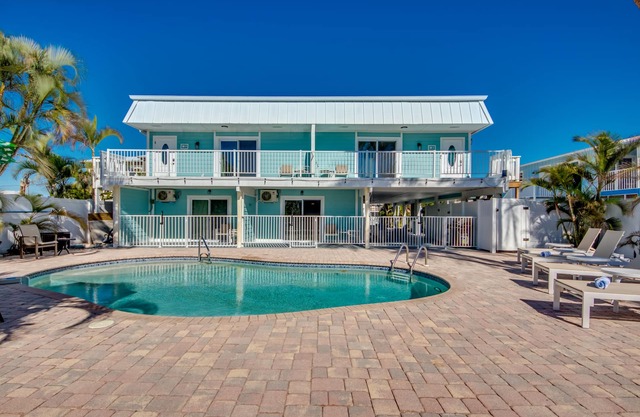 Sand Dollar #1 - Downstairs Apt with Shared Pool on Canal by the Beach!
