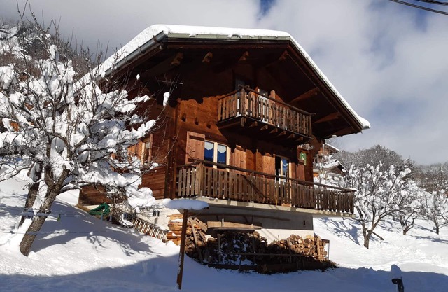 Savoyard nest with Mont Blanc view