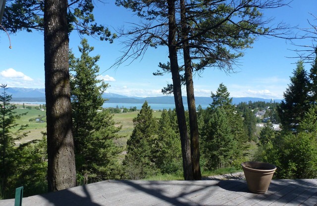 Scenic View Of Flathead Lake With Mission Mtns In The Background