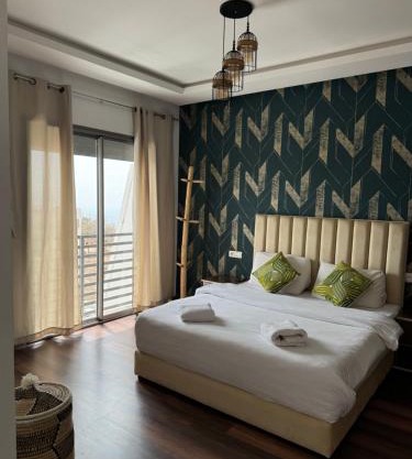 sea view villa with garden