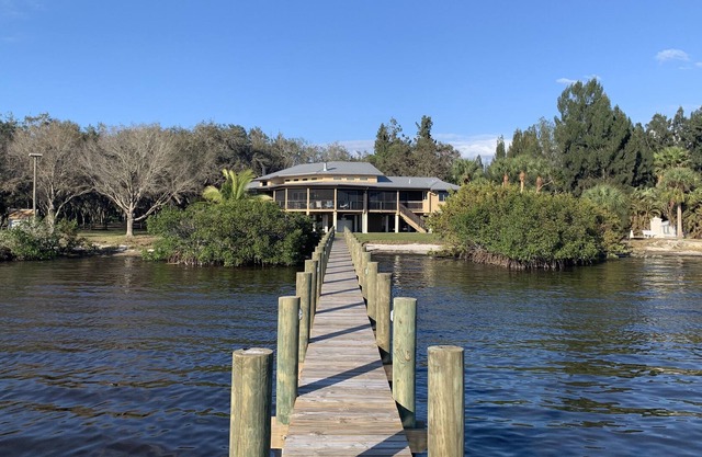 Secluded 3 Acres Florida Waterfront with Dock/Lift