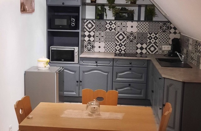 self-contained 4-person apartment