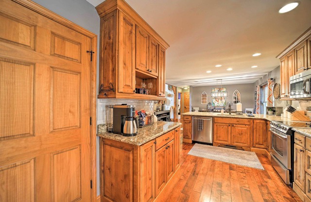 Serene Canton Escape w/Hot Tub & Mtn Views!