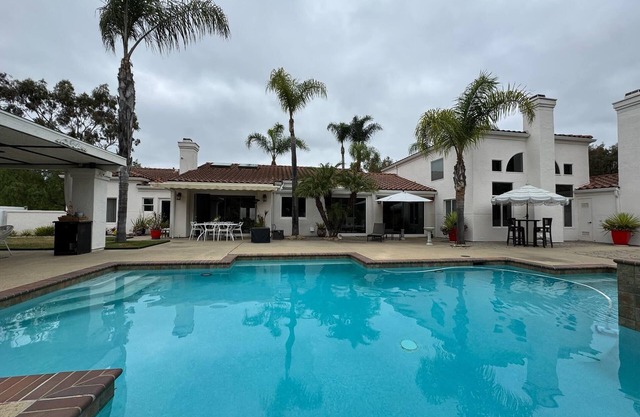 Serene Mini Estate in wonderful Encinitas w/game room, AC, Sauna, Pool and Spa.