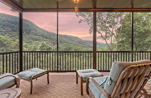 Serene Mountain Views | Hot Tub | Sauna | Game room
