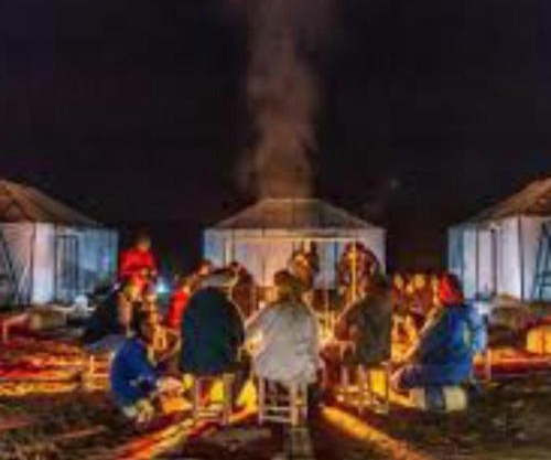 Silver luxury camp