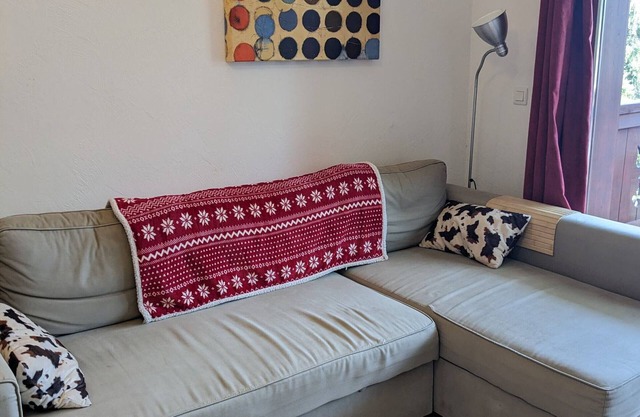 Ski-in, balcony, 6 pers, parking, pets welcome