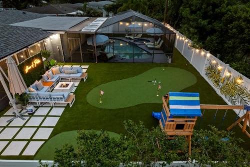 Slashin' Staycation Pool Putt Putt Kids Playground