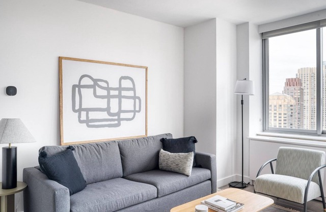 Sleek UWS 2BR w/Gym, Balcony & W/D, nr Central Park, by Blueground