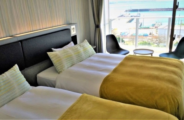 SmokingOcean View Twin B Breakfast included/Nago Okinawa