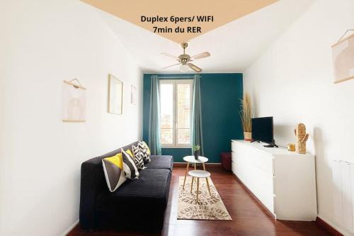 Somptueux appartement duplex proche RER