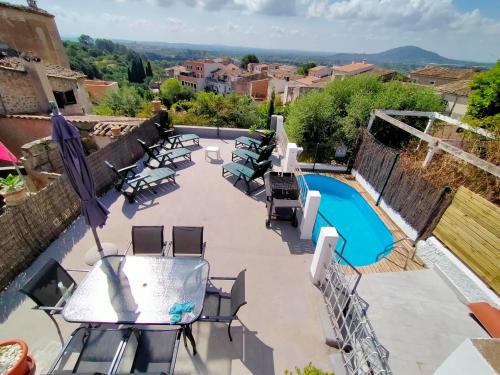 Son Massanet con Piscina y Fantásticas Vistas, ideal para ciclistas y senderistas