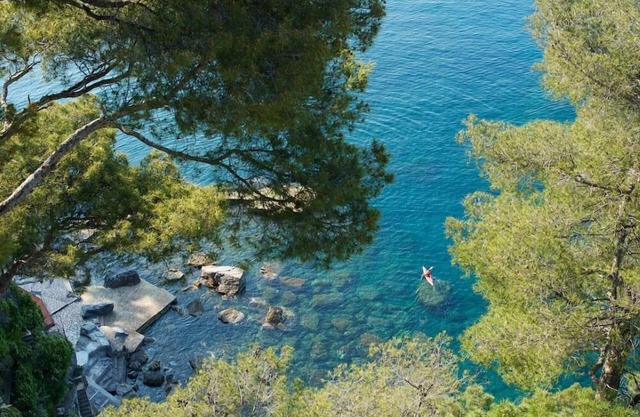 Sori: Apartment in residence with private beach on the italian riviera