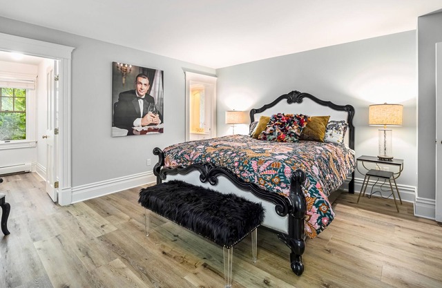 Spacious condo with walkable location, onsite restaurant, & charming decor