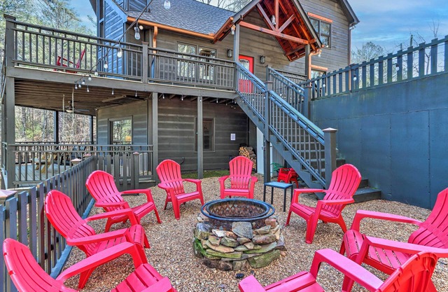 Spacious Ellijay Resort Home w/Hot Tub!