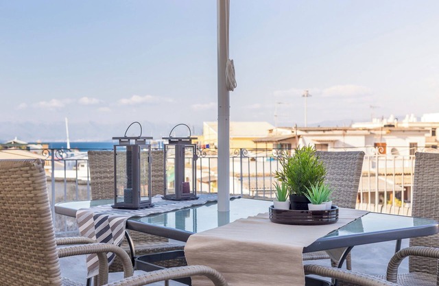 Spacious Maisonette-Roof Top View 80m Corfu Port