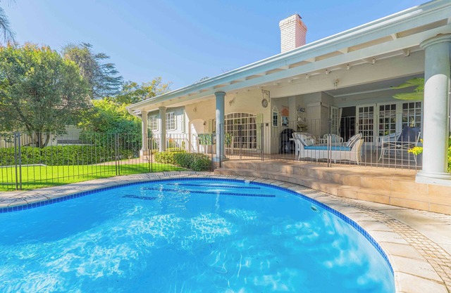 Spacious Manor with Cozy Fireplace, Garden & Pool