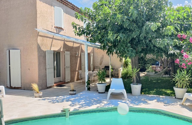 Spacious villa with pool and garden