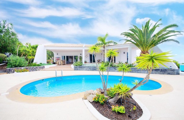 Spectacular "Ibiza Style Villa" with Private Beach located on a vast domain in COSTA ADEJE