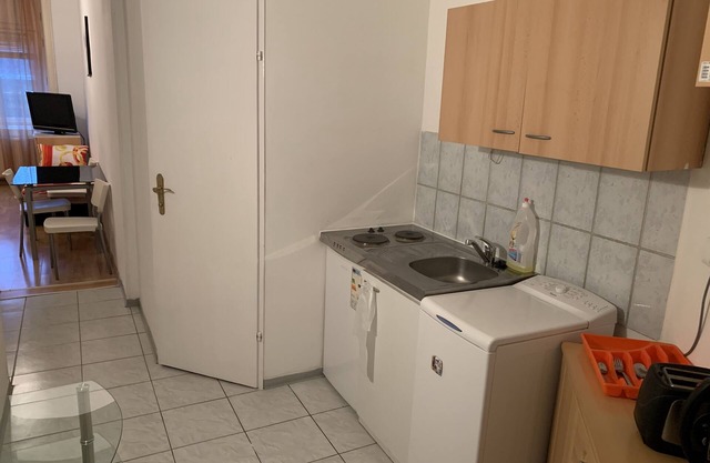 Studio apartment right in front of the subway