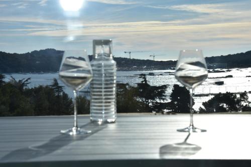 Studio avec vue mer et terrasse