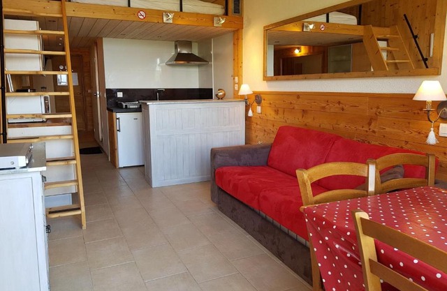 Studio confortable pour 5 pers avec balcon à Arc 2000 - FR-1-411-233